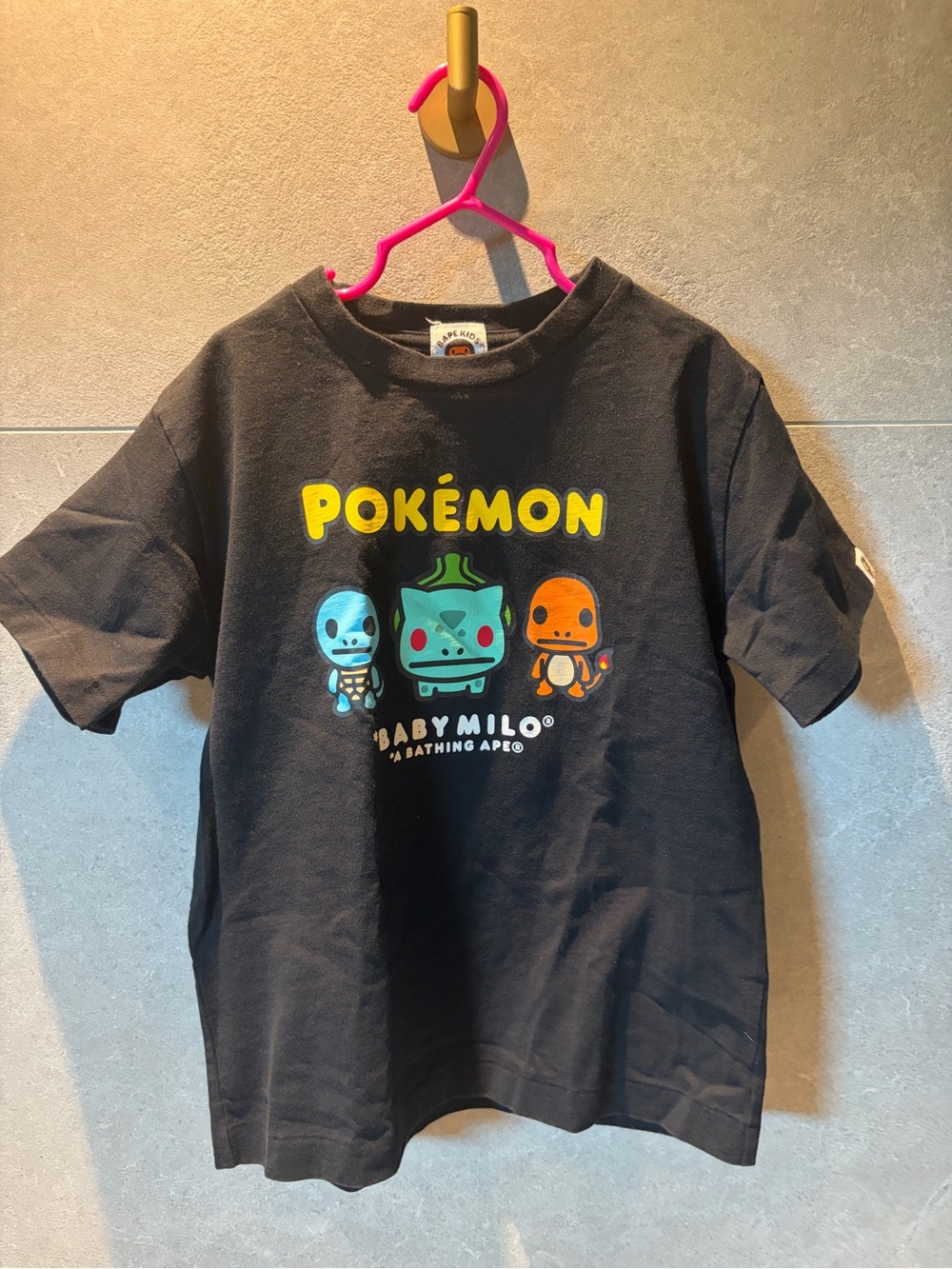 Pokémon Baby Milo Black Short-Sleeve Tee for Kids